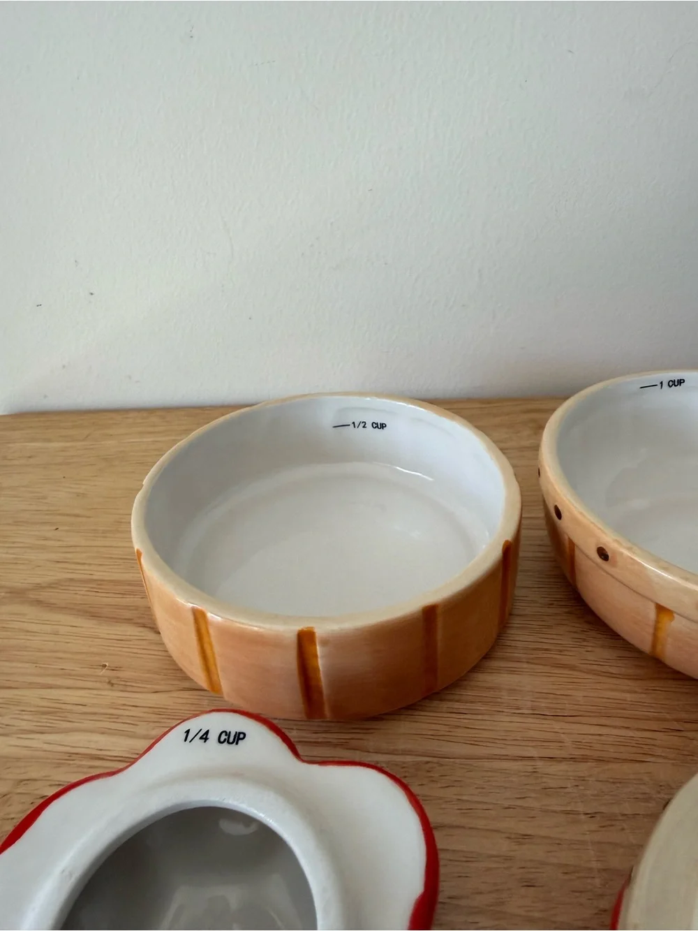 10 Strawberry Street Harvest Apple Basket Stacking Measuring Cups Sunshine Farms